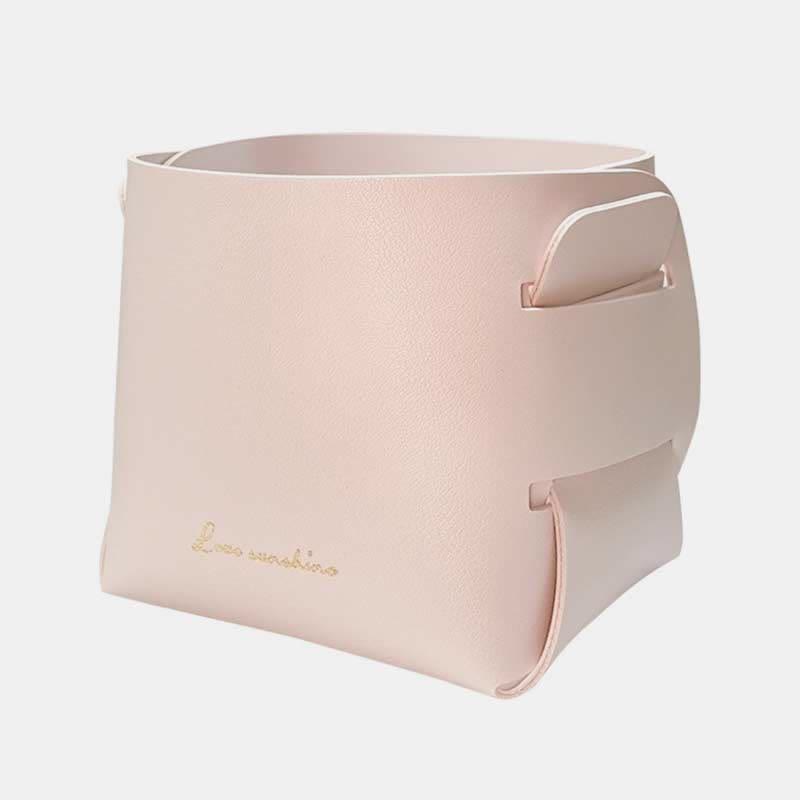 PU Leder Valet Tray Catchall Tisch Organizer Nachttisch Organizer
