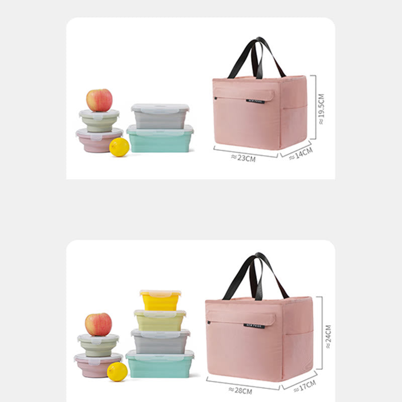 Lunchpaket für Mitarbeiter, hält frisch, große Kapazität, robuste Handtasche