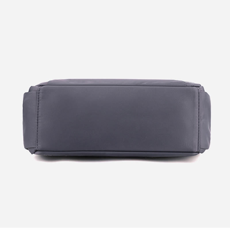 Damen Umhängetasche, minimalistisch, mehrere Taschen, breiter Riemen, Schultertasche