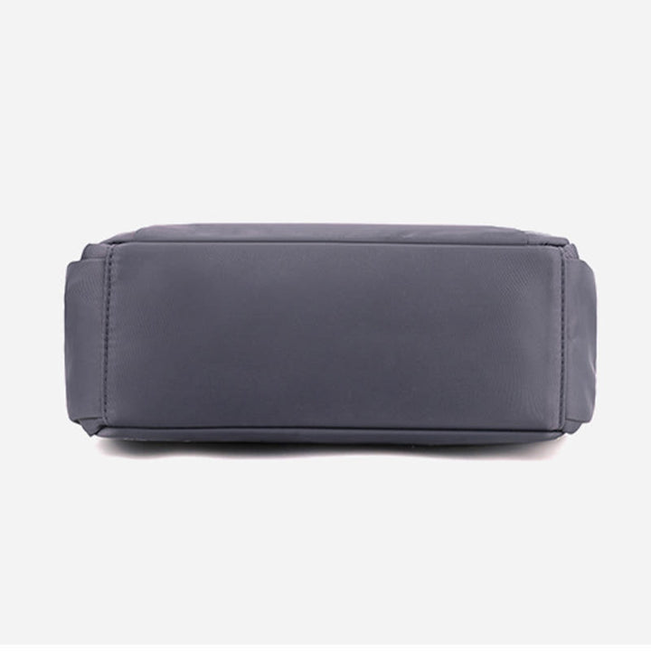 Damen Umhängetasche, minimalistisch, mehrere Taschen, breiter Riemen, Schultertasche