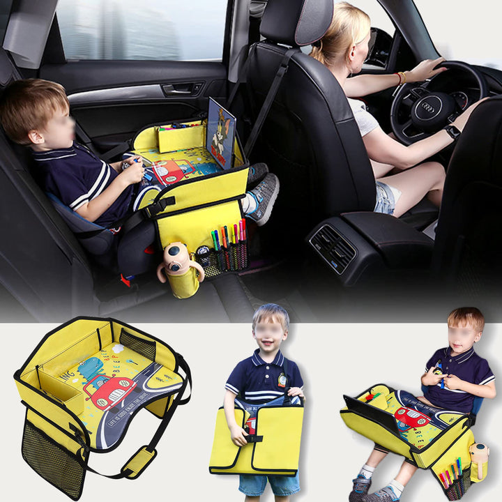 Kinder-Reisetablett fürs Auto mit Tragegurt