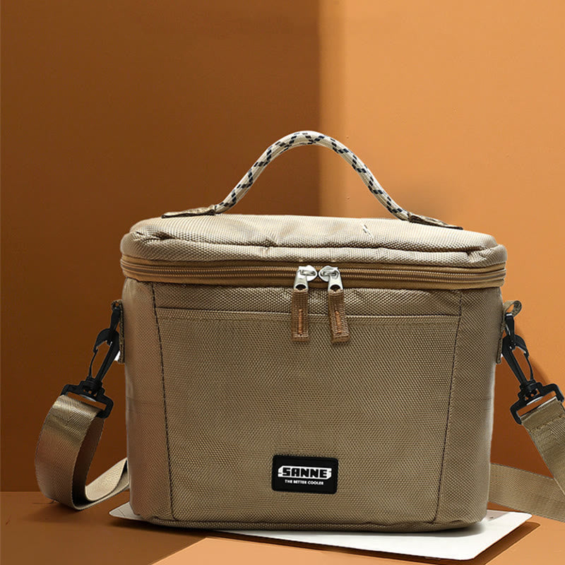 Kleine Kühltasche für Picknickarbeit, Oxford Crossbody Lunch Bag