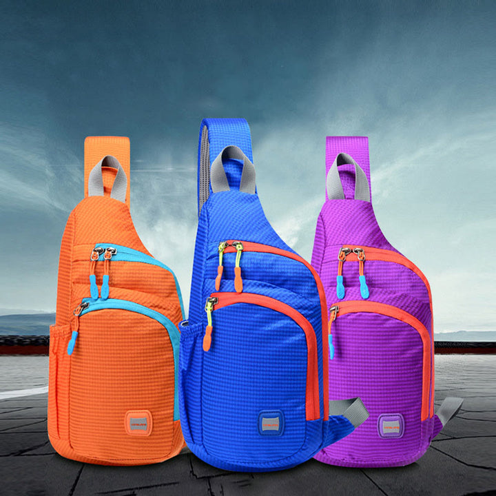 Schultertasche für Damen, Nylon, wasserdicht, für Outdoor-Sport, Reiten, Brusttasche