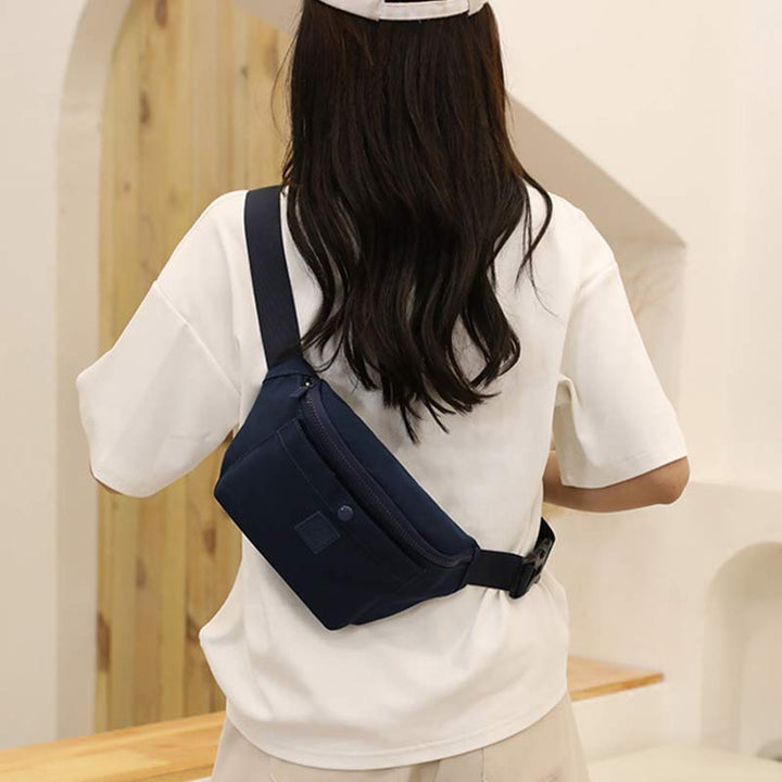 Leichte Hüfttasche für Damen, wasserdicht, für Reisen und Sport, Brusttasche