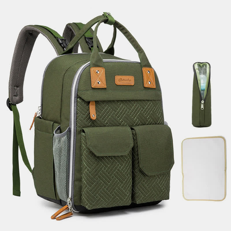 Wickeltasche, Rucksack, multifunktional, wasserdicht, Mamatasche, Wickelunterlage