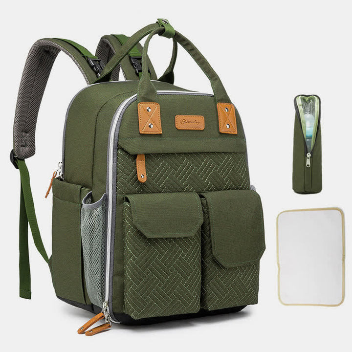 Wickeltasche, Rucksack, multifunktional, wasserdicht, Mamatasche, Wickelunterlage