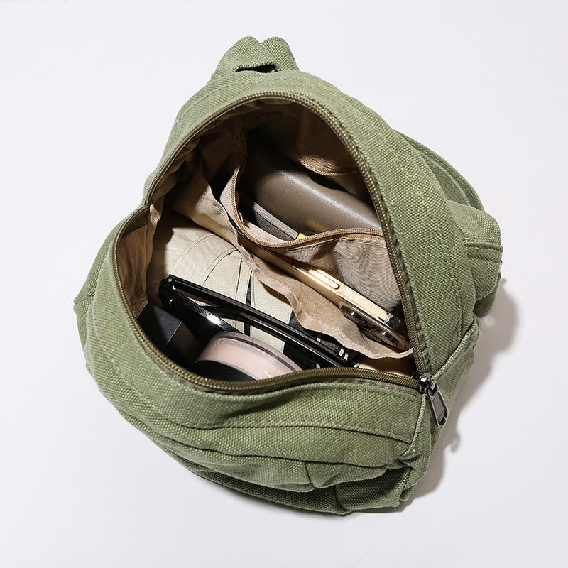 Lässige Umhängetasche für Damen aus Canvas, einfache Reisetasche