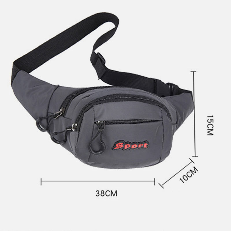 Wasserdichte Hüfttasche, lässige Hüfttasche, Brusttasche für Damen und Herren
