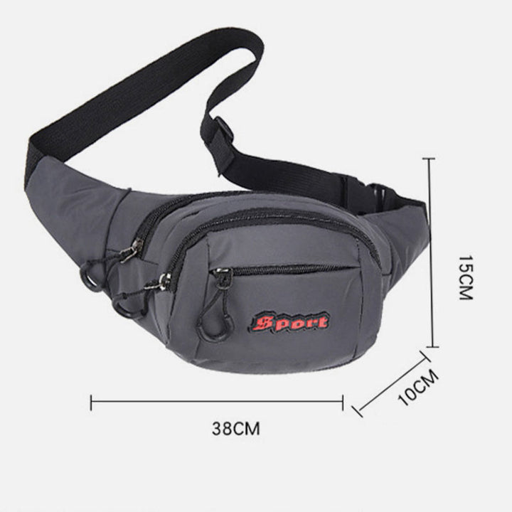 Wasserdichte Hüfttasche, lässige Hüfttasche, Brusttasche für Damen und Herren