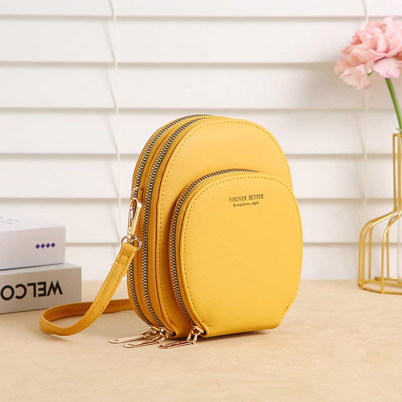 Kleine Umhängetasche, Handy-Geldbörse, Schulter-Handtasche, Kreditkarten-Geldbörse