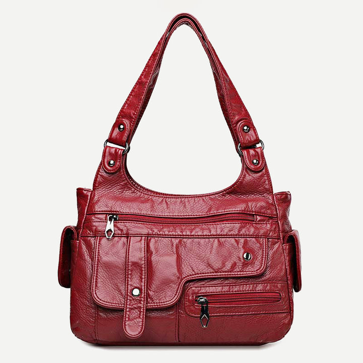 Damen Handtasche und Geldbörse Große Hobo Bag mit Doppelfach