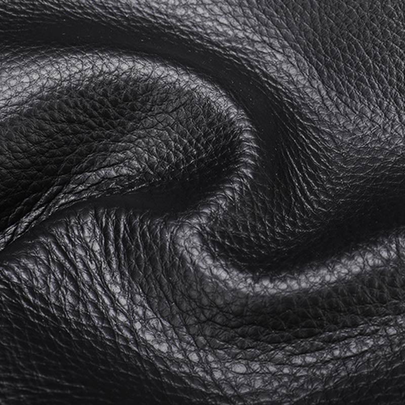 Schultertasche für Herren aus echtem Leder, lässiger Einkaufs-Tagesrucksack