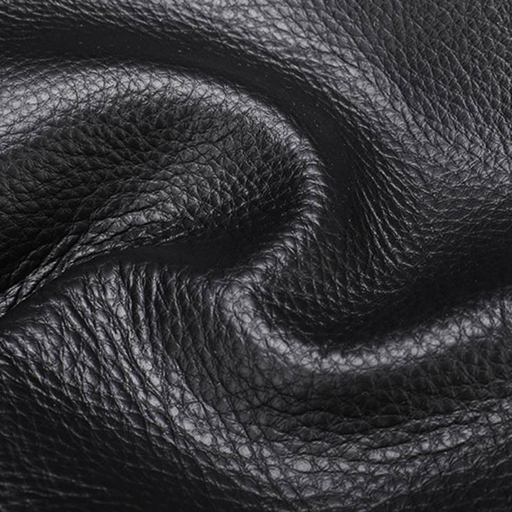 Schultertasche für Herren aus echtem Leder, lässiger Einkaufs-Tagesrucksack