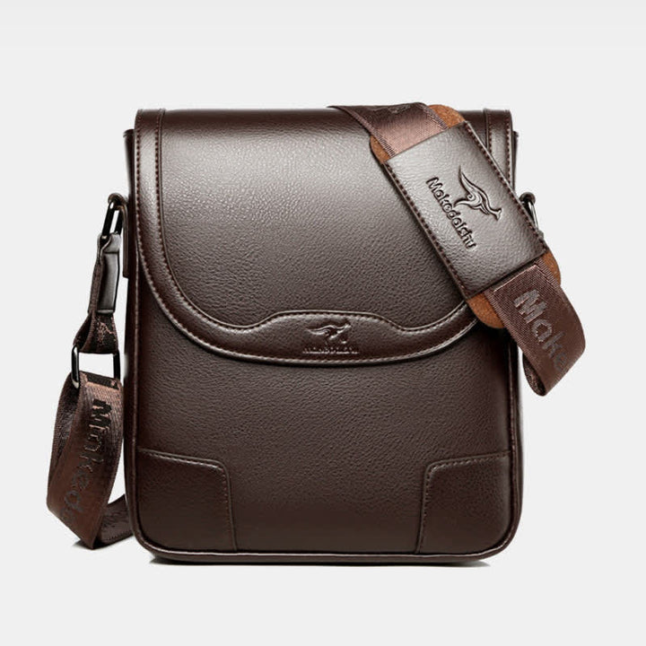 Leder-Umhängetasche für Herren, wasserdicht, Vintage-Umhängetasche
