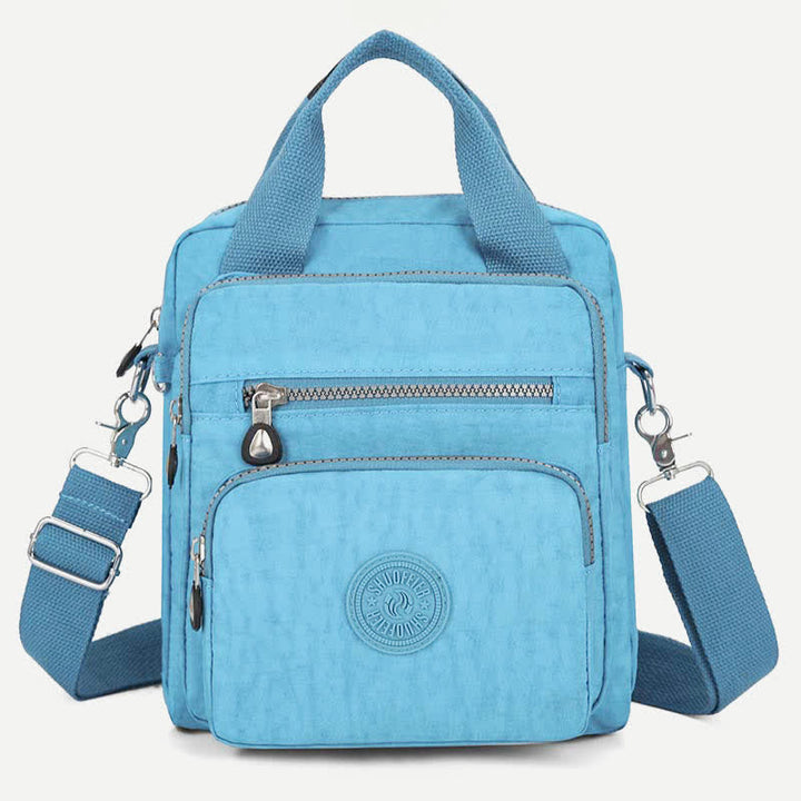 Leichte Umhängetasche aus Nylon für Damen, Handtasche mit mehreren Taschen, Schultertaschen
