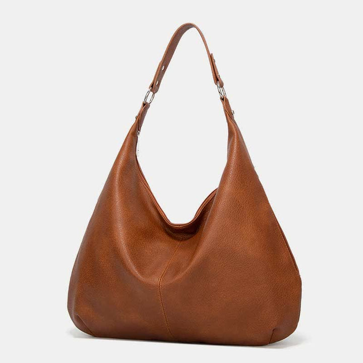 Große Hobo-Tasche aus weichem Leder, Handtasche, Tragetasche für den Alltag für Damen
