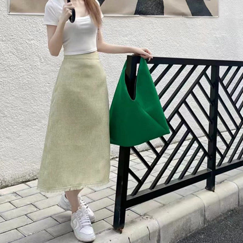 Umhängetasche für Damen, große Kapazität, lässig, Spleißen, große Tasche