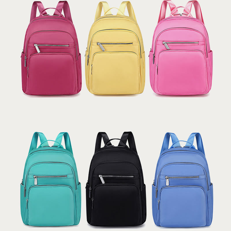 Rucksack für den täglichen Gebrauch, schlichter, einfarbiger, lässiger Oxford-Tagesrucksack