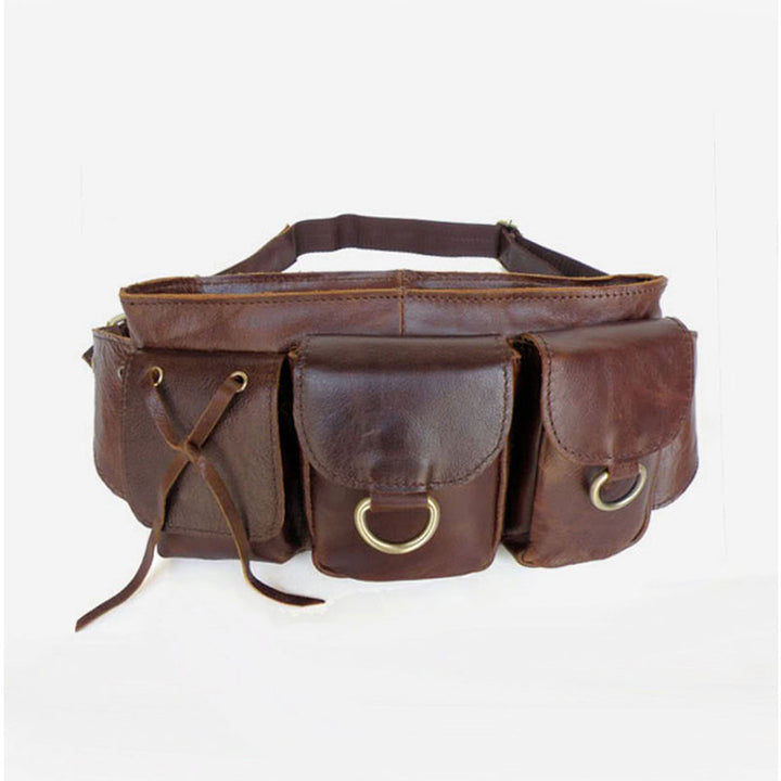 Vintage-Gürteltasche mit mehreren Taschen und großem Fassungsvermögen