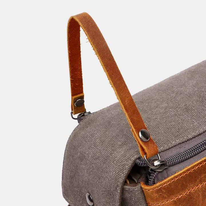 Retro-Aufbewahrungstasche aus Segeltuch, Make-up-Tasche, Reise-Kulturtasche für Damen und Herren