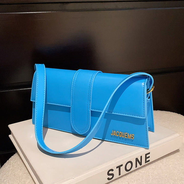 Umhängetasche für Damen, einfarbig, quadratisch, elegante Dating-Tasche