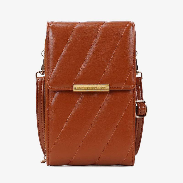 Kleine Crossbody-Handy-Geldbörse für Damen, klassische Handytasche