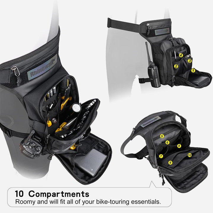 Beintasche für Männer, Reisen, Outdoor, Motorradfahren, multifunktionale Tasche
