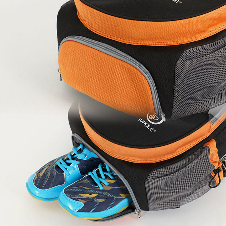 Schlägertasche für Kinder, Tennis mit Schuhtasche, Sportrucksack
