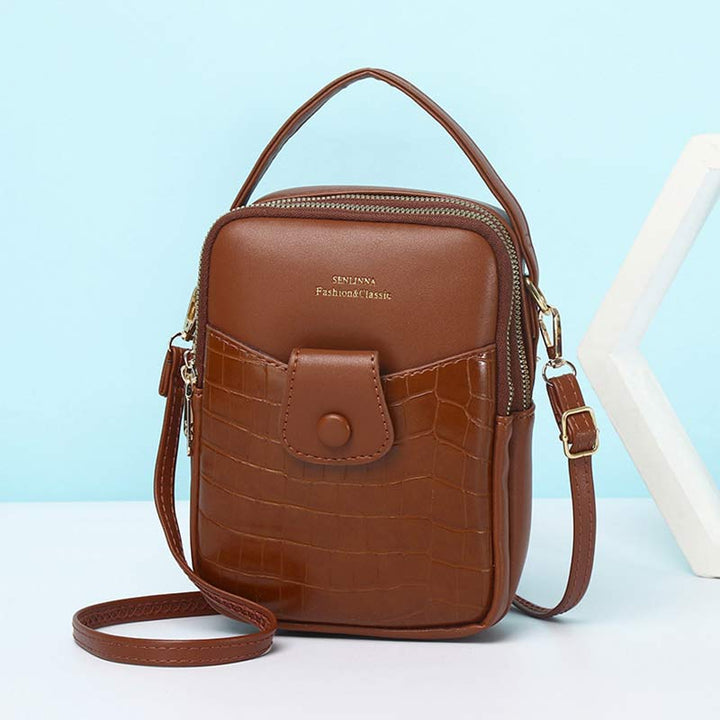 Kleiner Rucksack für Damen, Mehrzweck-Design, Handtasche, Umhängetasche