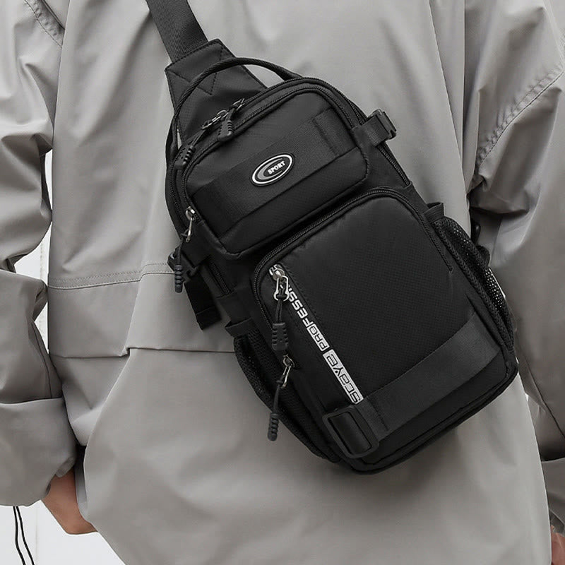 Leichte Reisegeldbörse für Männer, praktische wasserdichte Outdoor-Brusttasche