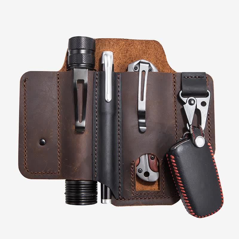 Multitool Leder Gürtelscheide EDC Taschenorganizer Leatherman Scheide Beutel