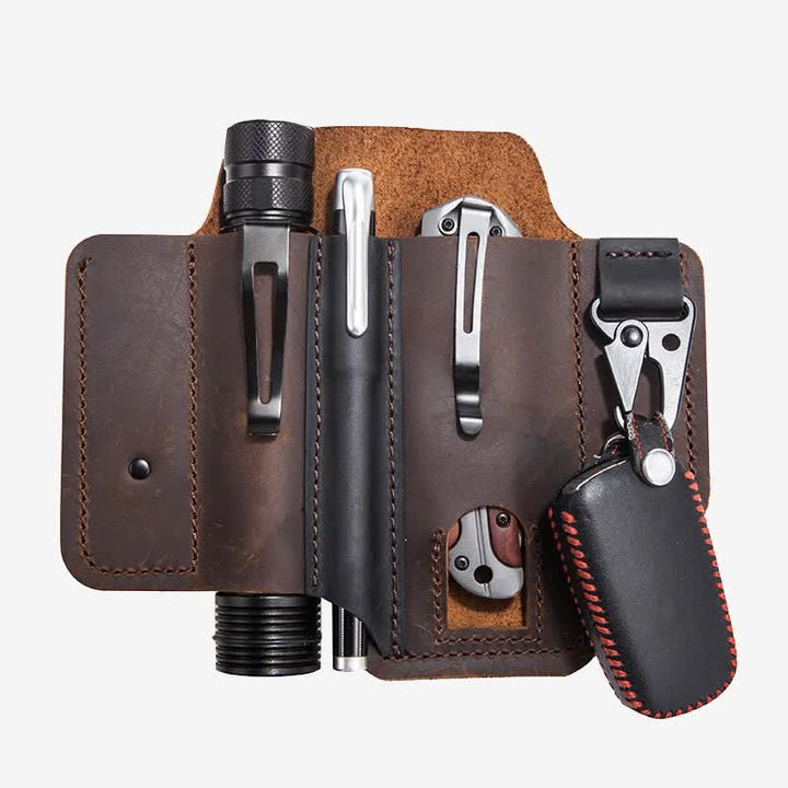 Multitool Leder Gürtelscheide EDC Taschenorganizer Leatherman Scheide Beutel