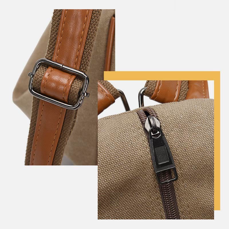Multifunktionaler Damen-Rucksack mit Quastendekor, tragendem Canvas, Reise-Tagesrucksack
