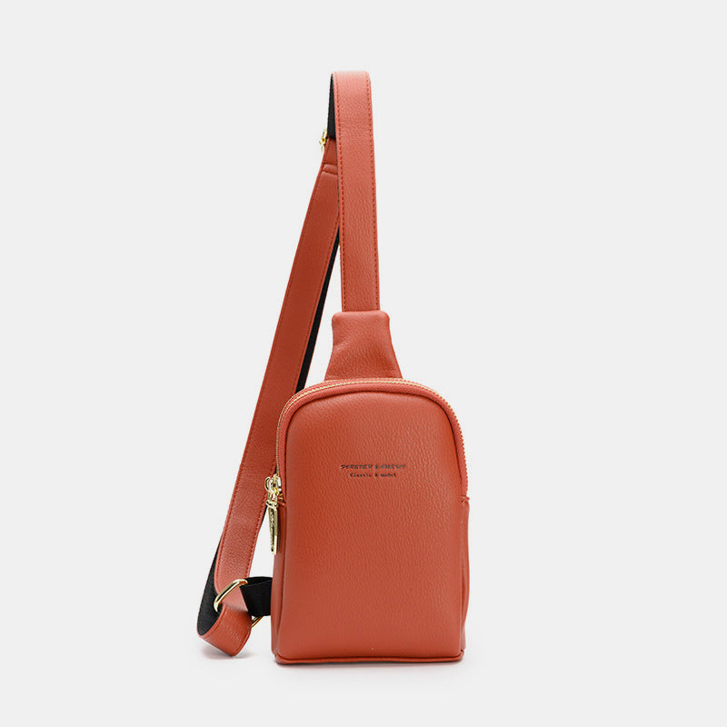 Kleine Umhängetasche, Schultertasche, Geldbörse, Brusttasche für Frauen und Mädchen