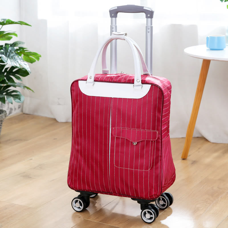 Damen Zugstange Reisetasche Großraumrucksack mit Rädern