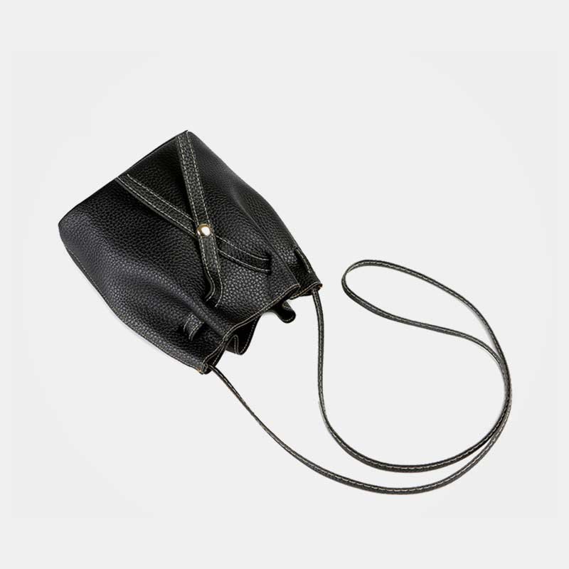 Umhängetasche für Damen aus PU-Leder, minimalistische Schultertasche für den täglichen Gebrauch