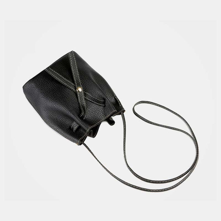 Umhängetasche für Damen aus PU-Leder, minimalistische Schultertasche für den täglichen Gebrauch