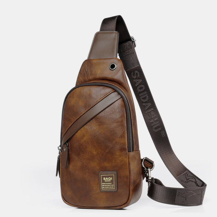 Vintage Schultertasche mit großem Fassungsvermögen