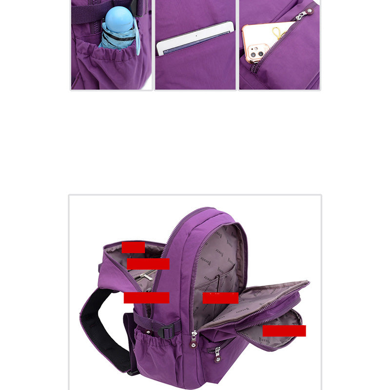 Laptop-Rucksack, leichter Reiserucksack für Frauen, College-Schulbüchertaschen