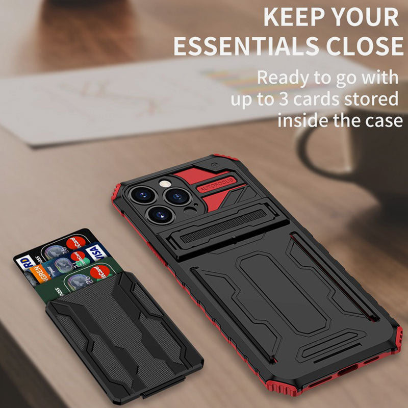 Armor Stand Kartenhalter Fallschutz Komfortable Hülle für iPhone