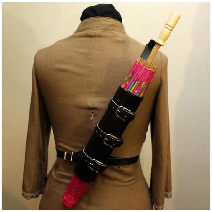 Regenschirmholster Steampunk Mittelalter Verstellbarer Riemen Gürtelschnalle Holster