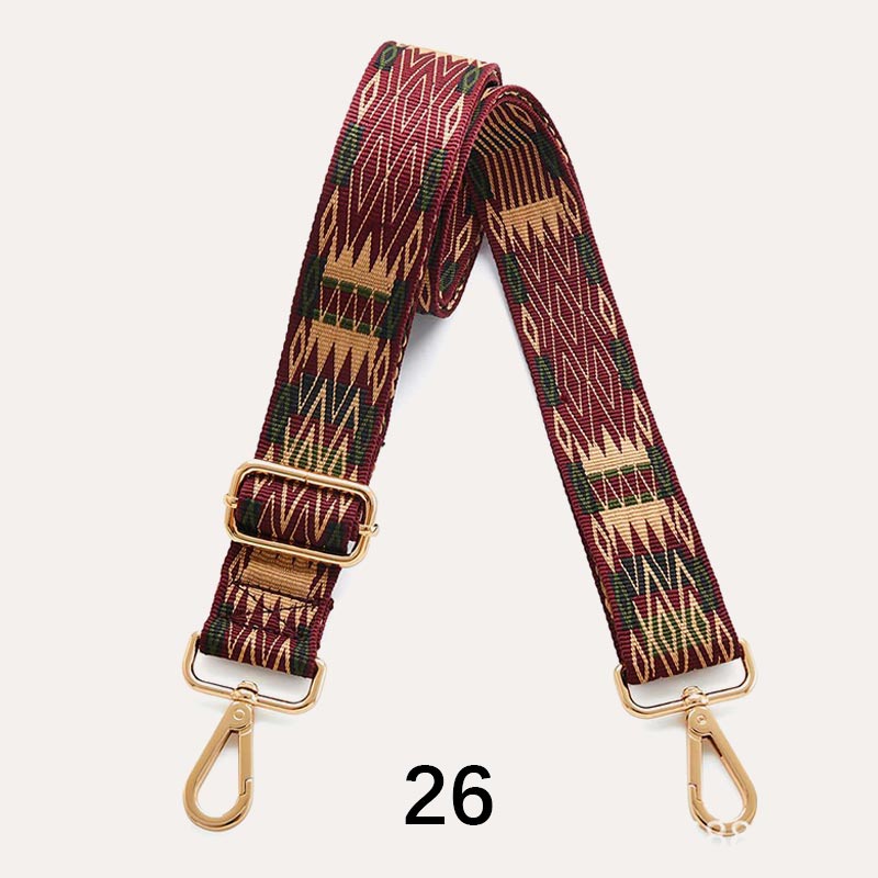 Ersatz verstellbare Crossbody Geldbörse Riemen Streifen breit