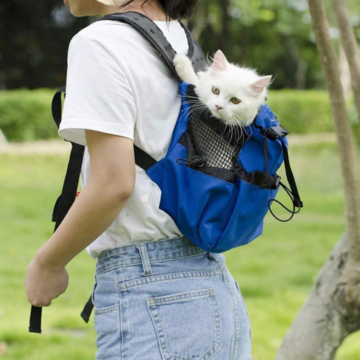 Atmungsaktiver Reiserucksack für Hunde und Katzen