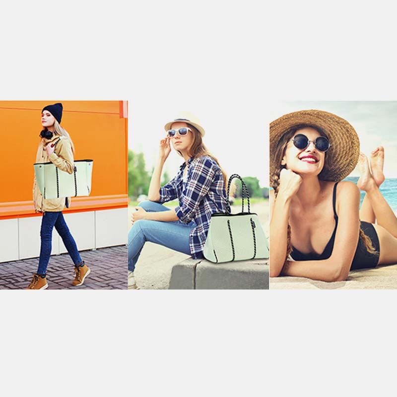 Atmungsaktive Reise-Handtasche mit großem Fassungsvermögen und Schultergurt