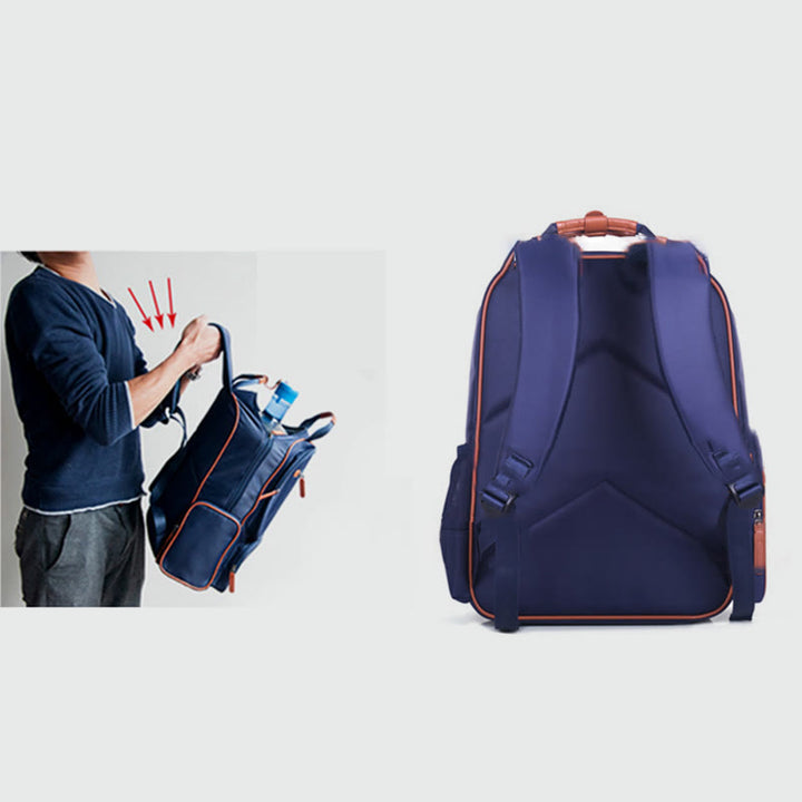 Rucksack für Schulkinder, großes Fassungsvermögen, wasserdichter Tagesrucksack aus Stoff