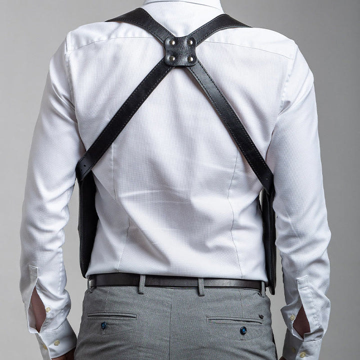 Leder Schulterholster für Frauen Männer Outdoor Sanfte taktische Weste