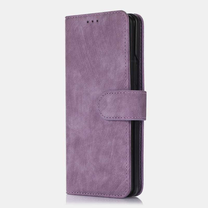 Brieftaschenhülle für Galaxy Z Fold 5/4/3 mit S-Pen-Halter und Umhängegurt