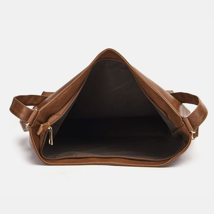 2-Wege-Verwendung Große Kapazität Vintage Rucksack Umhängetasche
