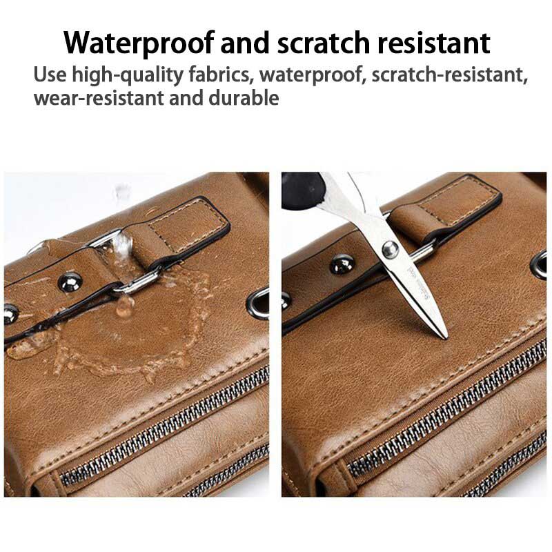 Wasserdichte Schultertasche mit mehreren Taschen