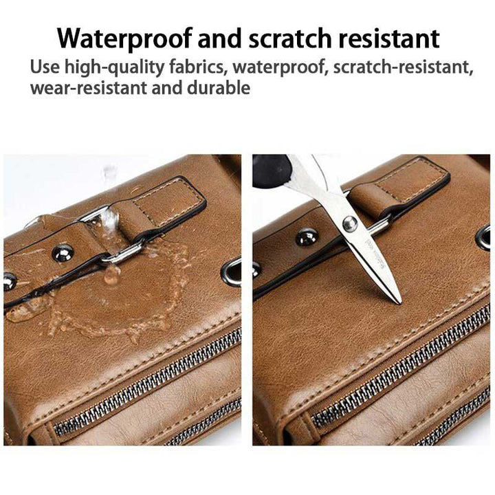 Wasserdichte Schultertasche mit mehreren Taschen
